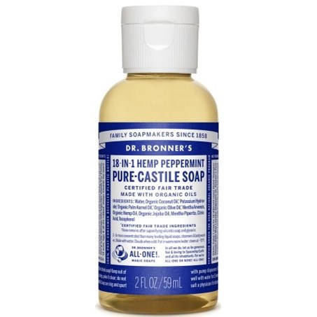 Dr. Bronner's Liquid Soaps Peppermint 59 ml