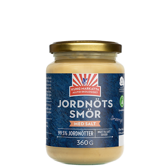 Jordnötssmör med salt Luomu, 360 g