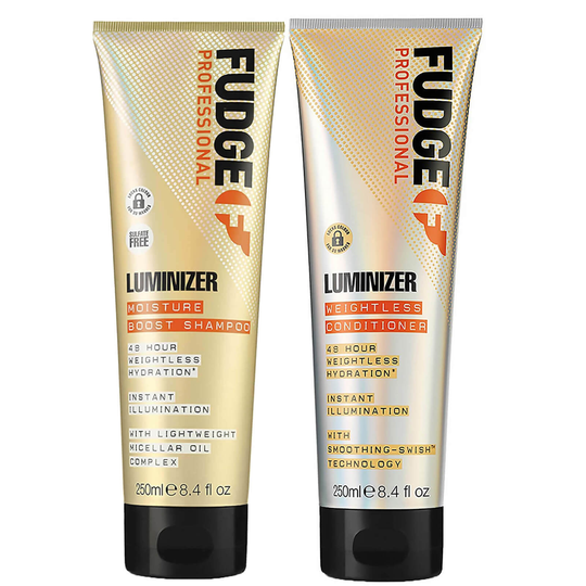 Fudge Professional Luminizer Shampoo, Conditioner and Hed Shine Bundle