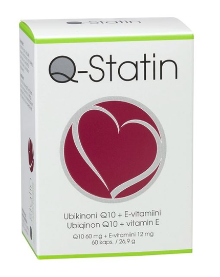 Q Statin Q10 + E-Vitamiini 60 kaps