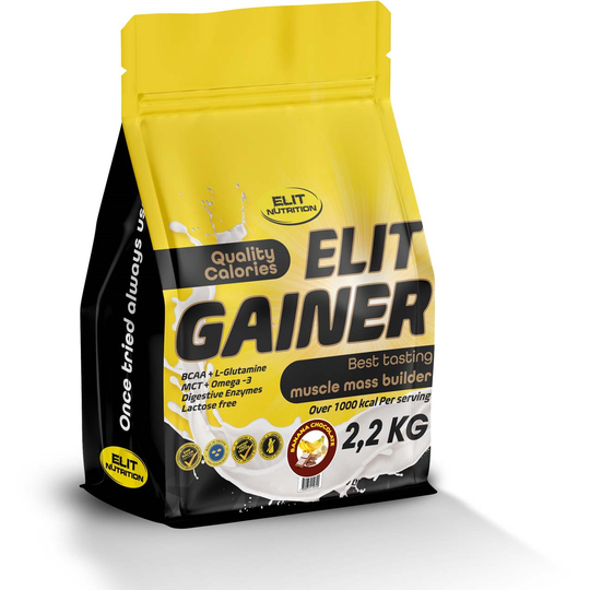Elit Nutrition ELIT Gainer - lactose free Banana Chocolate 2200 g