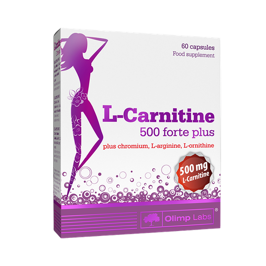 L-Carnitine 500 Forte Plus, 60 kapselia