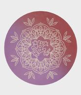 Manduka Equa® Eko® Round Yoga Mat 3mm -pyöreä joogamatto (Lily Pad Coral)