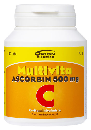 Multivita Ascorbin 100 tabl 500mg