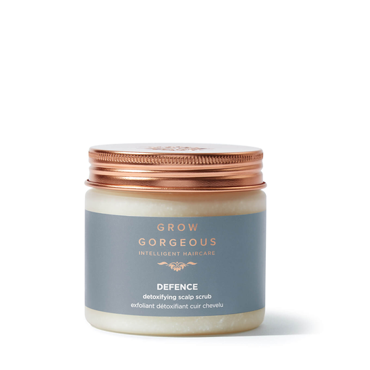 Grow Gorgeous Haitallisia aineita poistava Defence - kuorinta - aine hiuspohjalle 200ml