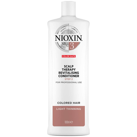 NIOXIN 3-Part System 3 Scalp Therapy Revitalising Conditioner for Coloured Hair with Light Thinning -hoitoaine, 1 000 ml