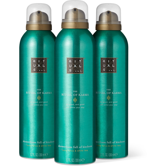 Rituals The Ritual of Karma Shower Foam Value Pack 3x200 ml