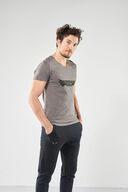 Renegade Guru Yoga Tee Moksha-miesten joogapaita (Volcanic Glass)