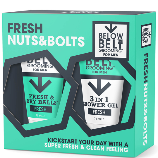Below the Belt Grooming Cool Fresh and Bolts -lahjasetti