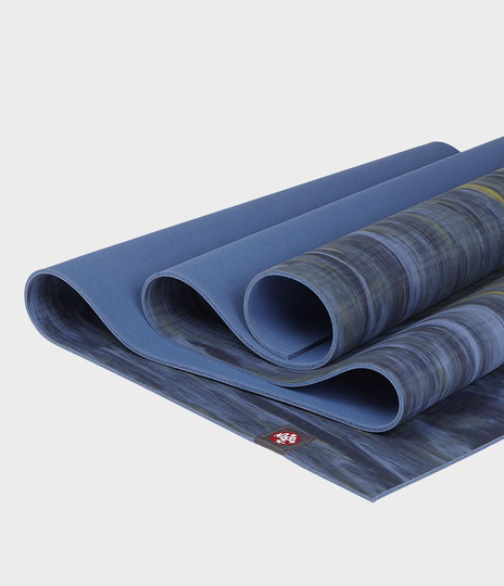 Manduka EKOlite Joogamatto 4mm - Luonnonkumia, Shade Blue Marbled