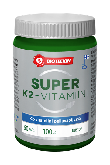 Bioteekin Super K2 -Vitamiini 60 kaps