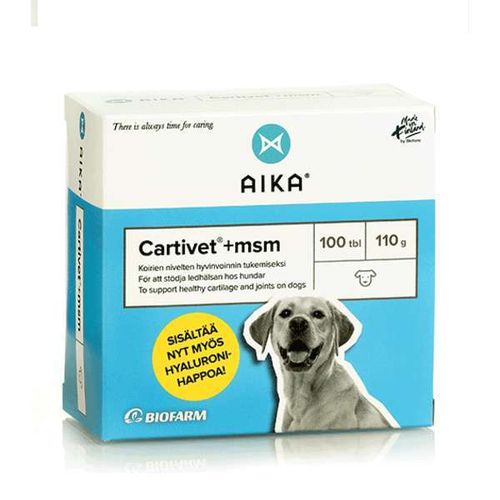 AIKA Cartivet + MSM 100 tablettia