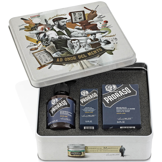 Proraso Beard Care Tin - Azur Lime