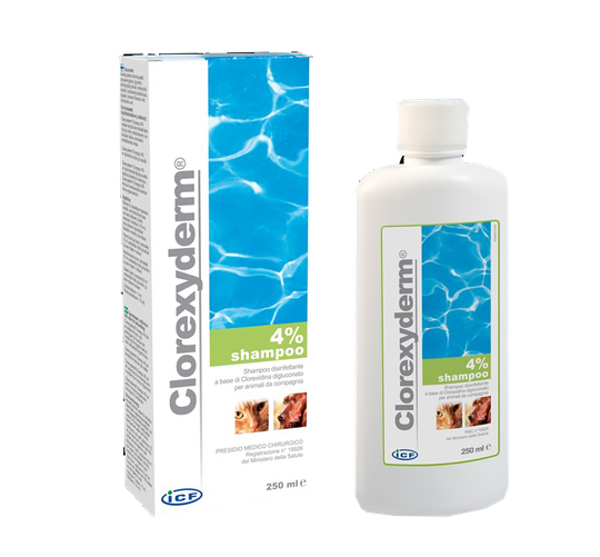Clorexyderm Shampoo 4 % 250 ml