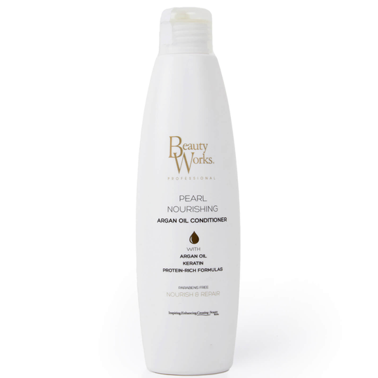 Beauty Works Pearl Nourishing Argan Oil Conditioner -ravitseva arganöljyhoitoaine
