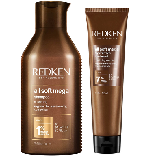 Redken All Soft Mega Shampoo and Hydra-Melt Cream Duo -setti
