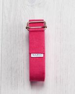 Yogiraj Yoga Belt Standard -joogavyö 2,4m (Rasberry Red)