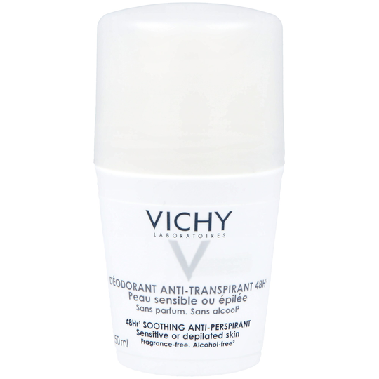 VICHY Deodorant antiperspirant deodorant roll-on 48h. Utan parfym