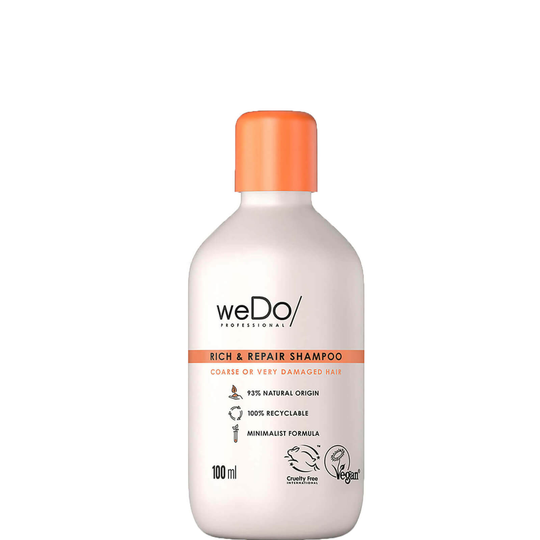 weDo/ Professional Rich and Repair Shampoo -shampoo, 100 ml