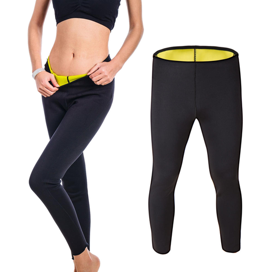 Unisex Neopren Hot Body Accelerate Sweating Slimming Fitness Byxor Yoga Sportbyxor