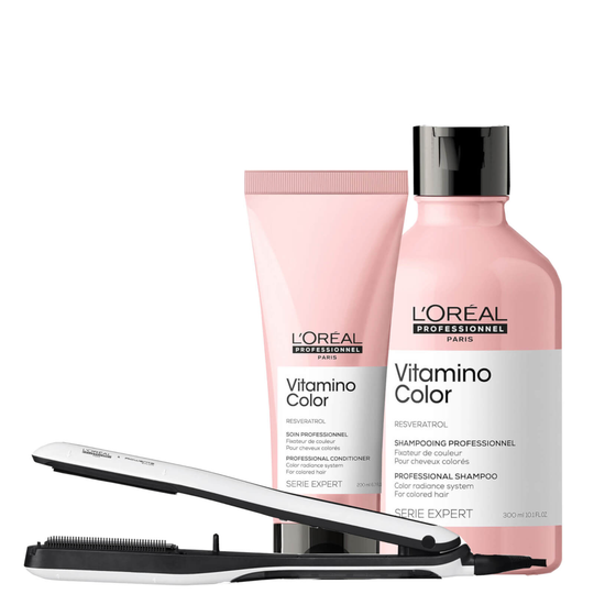 LOréal Professionnel Vitamino Colour and Steampod -setti