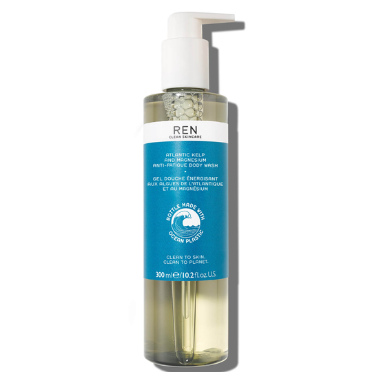 REN Atlantic Kelp and Magnesium Anti-Fatigue Body Wash -suihkusaippua 300ml, Ocean Plastic