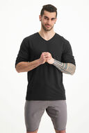Renegade Guru Long Sleeve Yoga Tee Rudra -miesten joogapaita (Urban Black)
