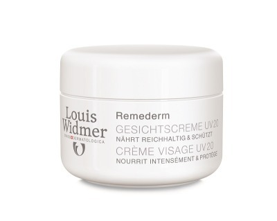 Louis Widmer Remederm Face Cream UV 20 50 ml hajusteeton