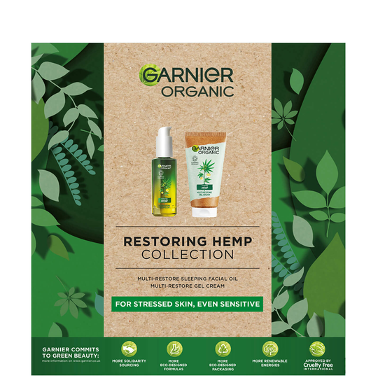 Garnier Organic Restoring & Soothing Hemp Collection -tuotekokoelma