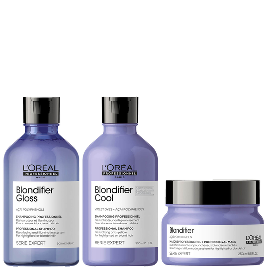 L'Oréal Professionnel Serie Expert Blondifier Trio -hiustenhoitosetti