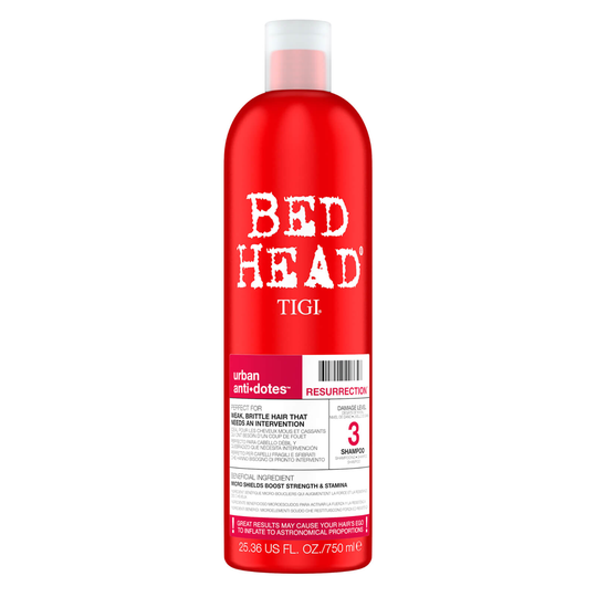 TIGI Bed Head Urban Antidotes Resurrection Repair Shampoo for Very Dry and Damaged Hair Shampoo 750ml