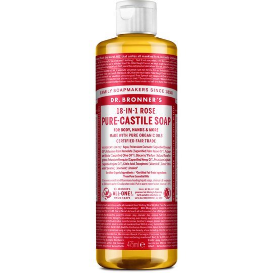 Dr. Bronner's Liquid Soaps Rose 473 ml