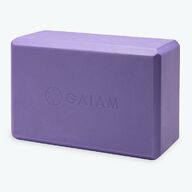 Gaiam Essential Yoga Block (Purple)
