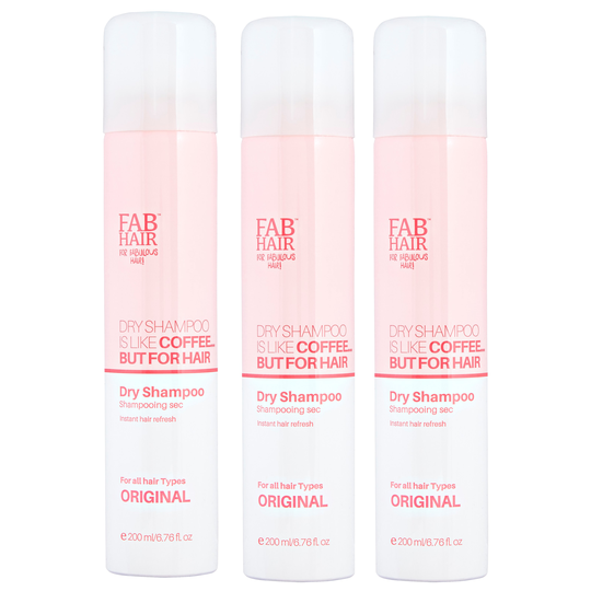 FAB Hair Dry Shampoo Original Trio