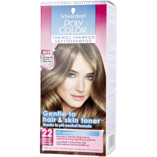 Schwarzkopf Poly Color Toning Shampoo 22 Mörkblond