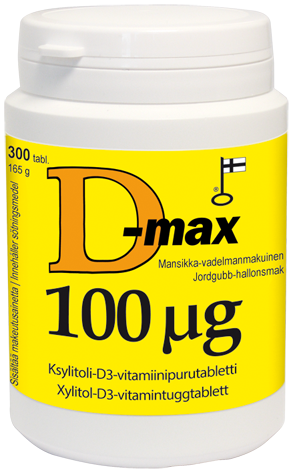 D-Max 100 mikrog 300 tabl