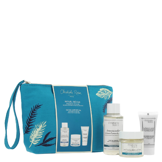 Christophe Robin Detox Hair Ritual Travel Kit -hiustenhoitomatkasetti