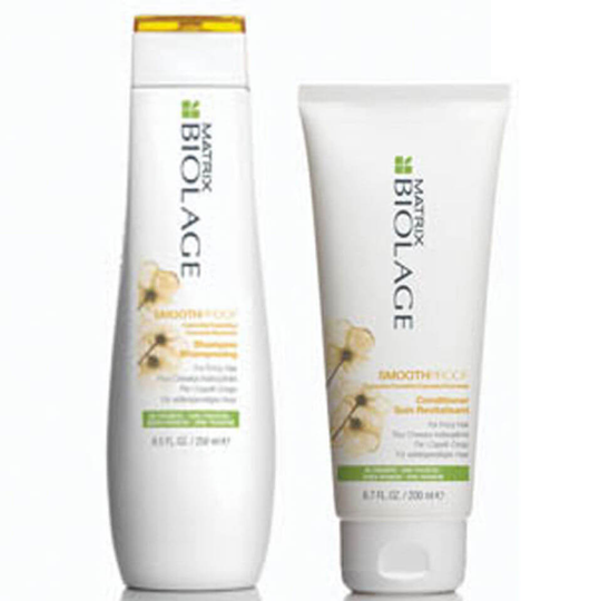 Matrix Biolage SmoothProof -shampoo ja hoitoaine