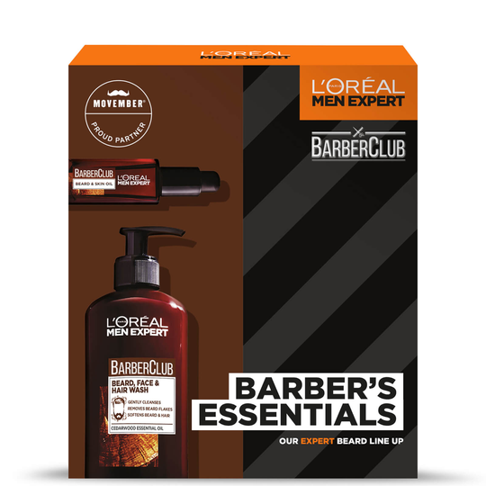 L'Oreal Paris Men Expert Barber's Essentials Beard Grooming Duo Set for Him -parranhoitosetti