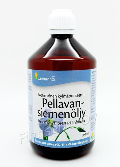 Rikas Pellavansiemenöljy 500 ml kylmäpuristettu