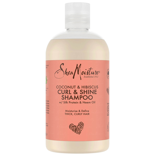 Shea Moisture Coconut & Hibiscus Curl & Shine -shampoo 379ml