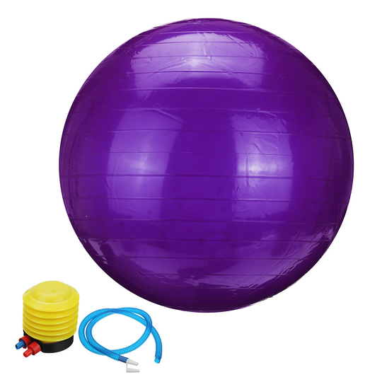 55CM Yoga Ball PVC Förtjockad Explosionssäker Losee Viktform Träning Hem Gym Träningsutrustning