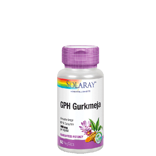 Solaray GPH Kurkuma, 60 tablettia