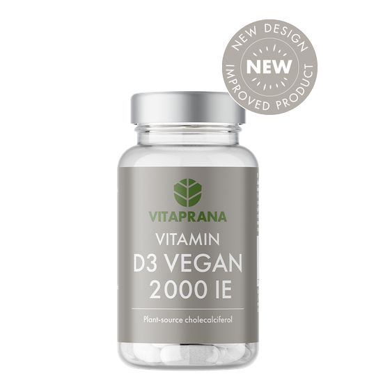 Vitamin D3 Vegaani 2000 IE, 110 kapselia
