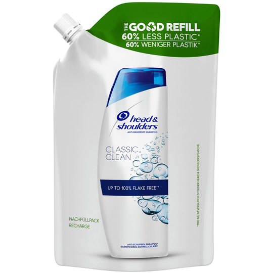 Head & Shoulders Classic Clean Anti Dandruff Shampoo Good Refill