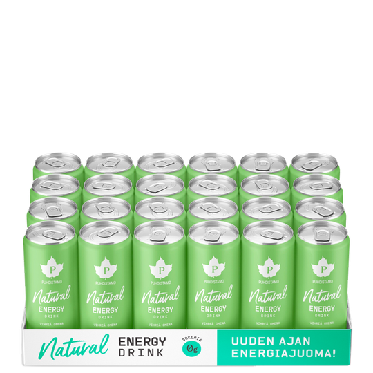 24 x Natural energy drink, 330ml