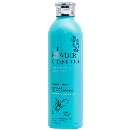 The Powder Shampoo Purifying & Regulating Shampoo 100g (Thyme & Mint)