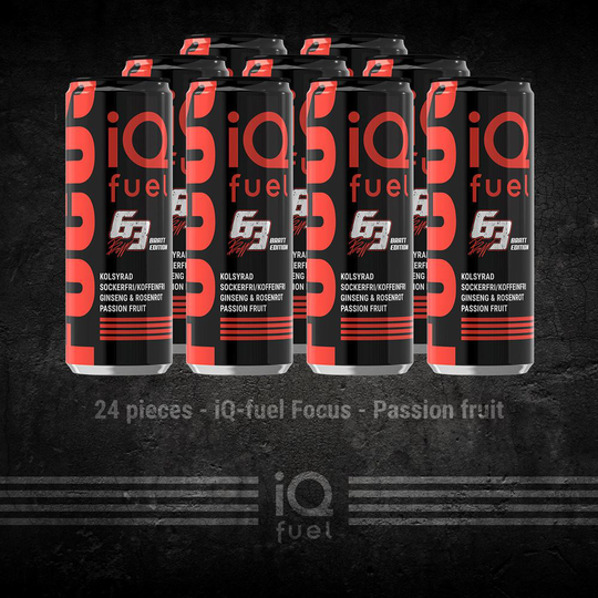IQFuel Iq-Polttoaineen Fokus-Passion Fruit-Bratt Edition 24 Pcs