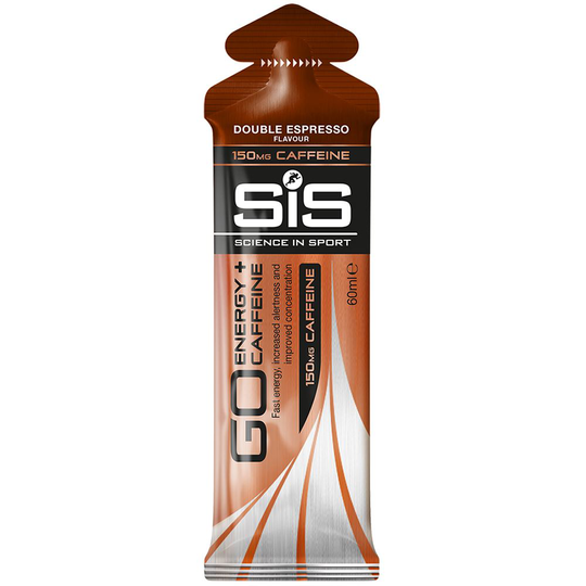 SIS GO Energy + Caffeine Gel Dubbel Espresso, Geelit