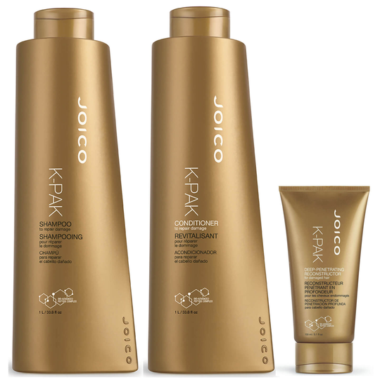 Joico K-Pak Shampoo, Conditioner and Hydrator Supersize Set